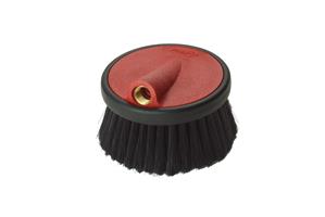 Universal Brush Black and Red Round Nylon Tire Brush